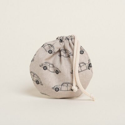 Beauty Home ΠΟΥΓΚΙ ΟΒΑΛ ΜΕ ΚΟΡΔΟΝΙ 13 x 14 cm  ΚΛΑΣΣΙΚΟ VW BEETLE