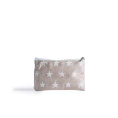 Beauty Home ΠΟΡΤΟΦΟΛΑΚΙ ΜΕ ΦΕΡΜΟΥΑΡ 9*16 CM ΛΕΥΚΑ ΑΣΤΕΡΙΑ