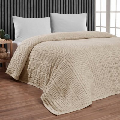 Beauty Home Πικέ υπέρδιπλη Division Αrt 1995 Εκρού 230x240