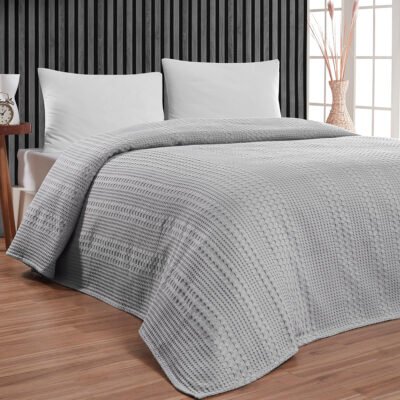 Beauty Home Πικέ μονή Division Αrt 1995 Γκρι 170x240