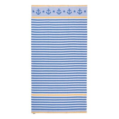 Beauty Home Παρεό Art 2176 90x160 Μπλε,Κίτρινο