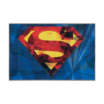 Beauty Home Πατάκι Art 6187 Superman 55x85 Μπλε