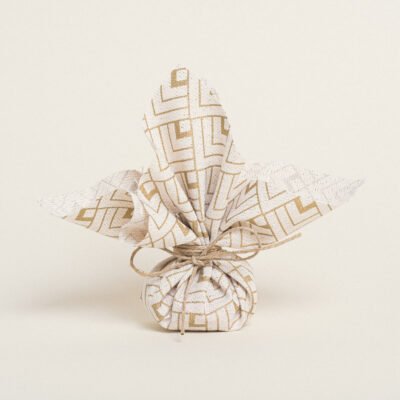 Beauty Home ΜΑΝΤΗΛΙ 27  x 27 cm ΕΚΡΟΥ ΧΡΥΣΟΙ ΚΥΒΟΙ