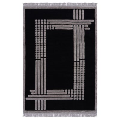 Beauty Home Χαλί Noir Art 9437 133x190 Black Μαύρο