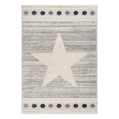 Beauty Home Χαλί Loop Art 9559 133x190 Grey Grey White Γκρι Λευκό