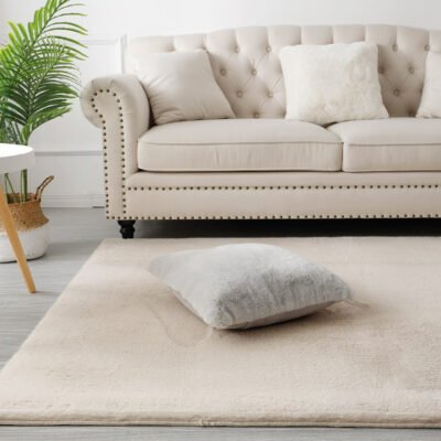 Beauty Home Πατάκι Rabbit Art 9641 80x120 Εκρού