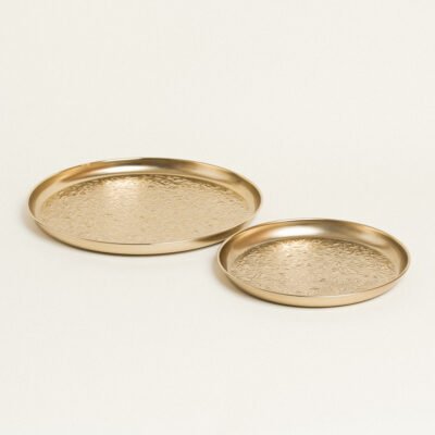 Beauty Home ΜΕΤΑΛΛΙΚΟΙ ΔΙΣΚΟΙ ΑΝΑΓΛΥΦΟΙ ΣΕΤ 2 ΤΕΜ