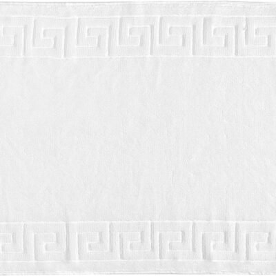 Beauty Home Ταπέτο μπάνιου Neron Art 3018 μαίανδρος 50x75 Λευκό