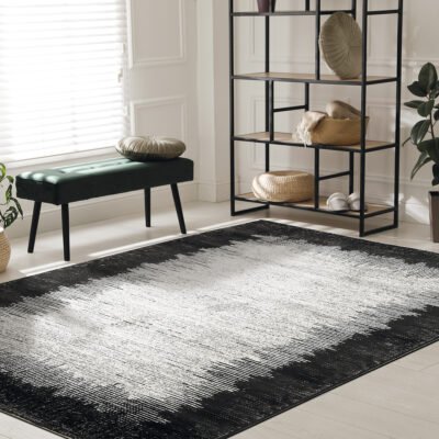 Beauty Home Σετ Κρεβ/ρας 3τμχ Prestige Art 9321 Grey Black - Γκρι Μαύρο