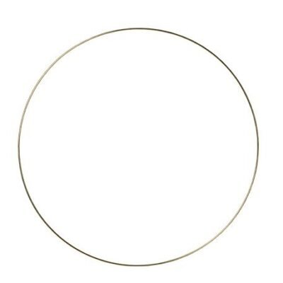 Beauty Home ΜΕΤΑΛΛΙΚΟΣ ΚΥΚΛΟΣ ΧΡΥΣΟΣ 40 CM