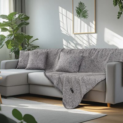 Beauty Home Ριχτάρι Μονοθέσιο Art 8642 170x170 Γκρι